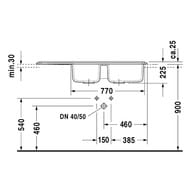   Duravit Cassia 1160510225, , 1,5 , ,  7513110800