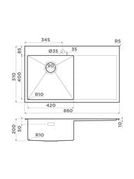  Omoikiri AKISAME 86-IN L (860510200)  ,  /, . 4993760