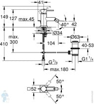 !  Grohe Allure 32147  , .  104,  ,  