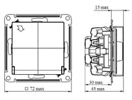  Systeme Electric ATLASDESIGN AQUA  .     16 IP44  ATN440146