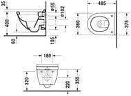   DURAVIT STARCK 3 22270900001 360485375 WonderGliss,  , 