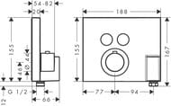  Axor ShowerSelect 36712000   , , 2 ,  