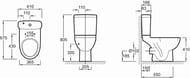    Jacob Delafon ODEON UP 4956CK+E4740 (670410805)  , 