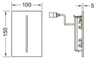   TECE Filo Velvet Urinal  ,    7.2, - 9242028