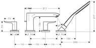  Hansgrohe Metris 31442000   , 4 ,  , ., 