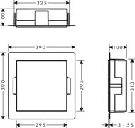 - Hansgrohe XtraStoris Minimalistic 56073670 300300100   ,  .