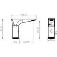    BelBagno KRAFT-ELV-CRM ,   / 220V, : 