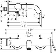  Hansgrohe Tecturis S  /, ,   73422000