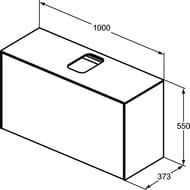    Ideal Standard CONCA (1000x373x550) 2 , ,    T3936Y3