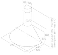  ELICA Tonda WH F/60, 600490 , 900 3/, 146 ,  2939587C