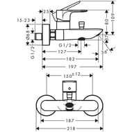   / Hansgrohe Rebris E 72450000 , 