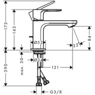    Hansgrohe Rebris E 72553670 CoolStart .,  , .