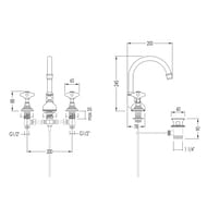    Devon&Devon White Rose UTWR700ACR  3 ,  , /