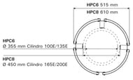   HARVIA   Cilindro PC100E/135E ,   HPC6