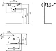  Ideal Standard TESI  60 , 625450165   T3510V1