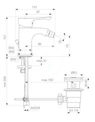 Ideal Standard ALPHA    BC487AA ,  , 