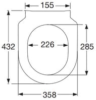    Villeroy & Boch Subway SLIMSEAT 9M65S101 ,  