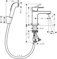    Hansgrohe Vernis Shape 71216000 ,  . ,  /