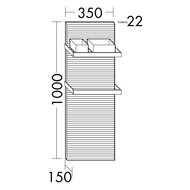   Burgbad Fiumo 350100022  2 ,  /.  WAAT035FOT45