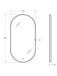  Cezares ELLISSE (50095030) CZR-SPC-ELS-500-950-RGB-TCH ., .,. RGB