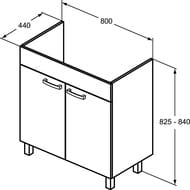    Ideal Standard TEMPO 80  (800440825)  E3241OS