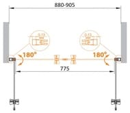   CEZARES ECO (880-9051900) B-2-90-P-Cr  ,  