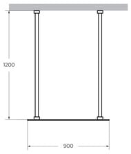   CEZARES LIBERTA-L-2-90-120-C-NERO (9001950)  ,  