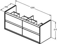   Ideal Standard CONNECT AIR 1200517440 4 ,      E0822VY