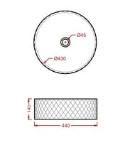   ArtCeram Rombo 440440145  ,   OSL009 03 00