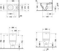  - DURAVIT STARCK 3 370660430  ,  0128090000