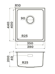  Omoikiri TADZAVA 39-B (390440200)  ,  4993078