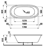  LAUFEN ILBAGNOALESSI ONE 245971 (1780820590)   , 