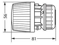   DANFOSS 1/2"   RTR-N,  RTR 7091,  013G2234