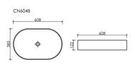   Ceramicanova ELEMENT 608385122  . CN6048MH