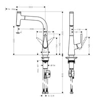  Hansgrohe Talis Select M51   220     72822000