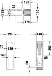    55-65 DURAVIT D-CODE 08632700002