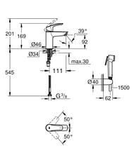  Grohe EuroSmart 23124003  , ., , , 