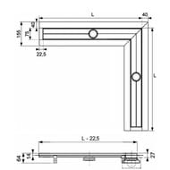     TECEdrainline  "steel II" 900,   610982