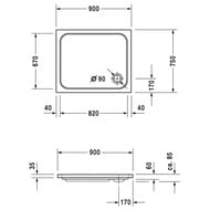   Duravit D-Code 900750 720104000000000