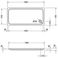   Duravit D-Code 1600750 720164000000000