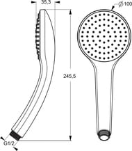 Ideal Standard IDEALRAIN    B9402AA 1 , 100