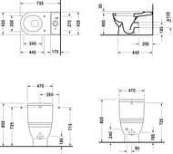   DURAVIT STARCK 3 435735805 . ,   2104090000+0928100005