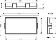 - Hansgrohe XtraStoris Original 56064700 300600100  ,   