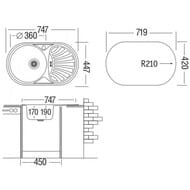 !   Ukinox Favorit 747447 .  0,6,  3 1/2, FAL 747.447 -GW6K 2L