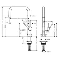  Hansgrohe Talis M54   U 220 1jet  72806800