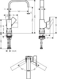  Hansgrohe Metropol 32511000  , ,  push-open, 