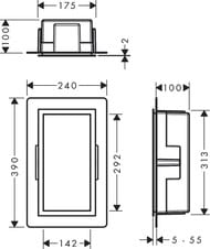 - Hansgrohe XtraStoris Individual 56096140 300150100  ./  