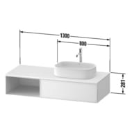    Duravit Zencha 2811300550, ,    ZE4819016800000