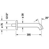  Duravit C.1   205 ,  ,  C15240010010