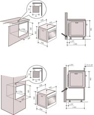   De Dietrich (592592609) , Perfect Sensor, / DOP8785X